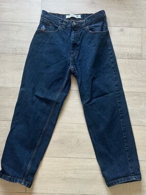 Men's Dark Indigo Straight Jeans by Nautica